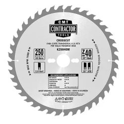K25040M-X05  Piła D250 K2,6/1,8 F30 Z40 ATB