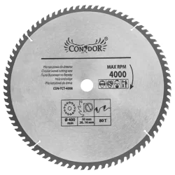 Piła tarczowa do drewna: 400 mm x 80 T CON-TCT-4008*