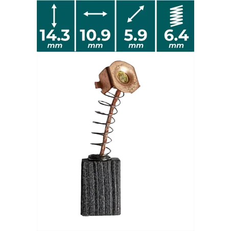 SZCZOTKI WĘGLOWE do VAG740 Vander
