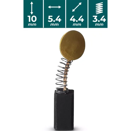 SZCZOTKI WĘGLOWE do VSG717 Vander