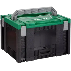 Walizka transportowa z 100 częściowymi akcesoriami, zielono-czarny, 295 x 395 x 250 mm 40030037 HIKOKI