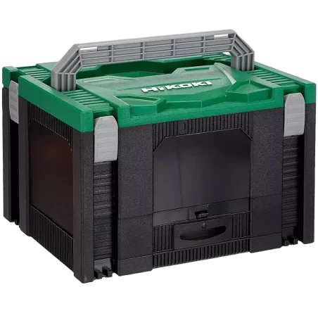 Walizka transportowa z 100 częściowymi akcesoriami, zielono-czarny, 295 x 395 x 250 mm 40030037 HIKOKI
