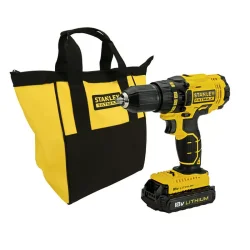 Wiertarko-wkrętarka 18V 2x aku.1,3Ah, torba STANLEY FatMax