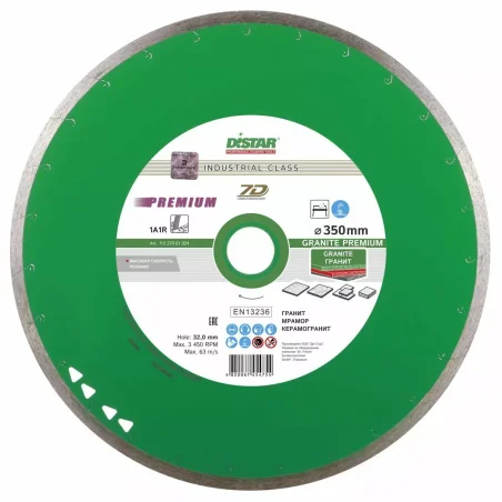 Tarcza diamentowa tnąca 1A1R 300x2,4x10x30 Granite Premium DISTAR