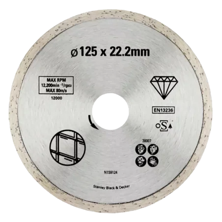 Tarcza tnąca diamentowa 125x22,2mm do płytek