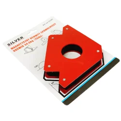 Uchwyt magnetyczny spawalniczy 75LBS SILVER