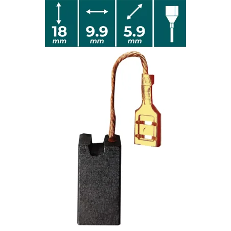 SZCZOTKI WĘGLOWE do VUD705 VANDER