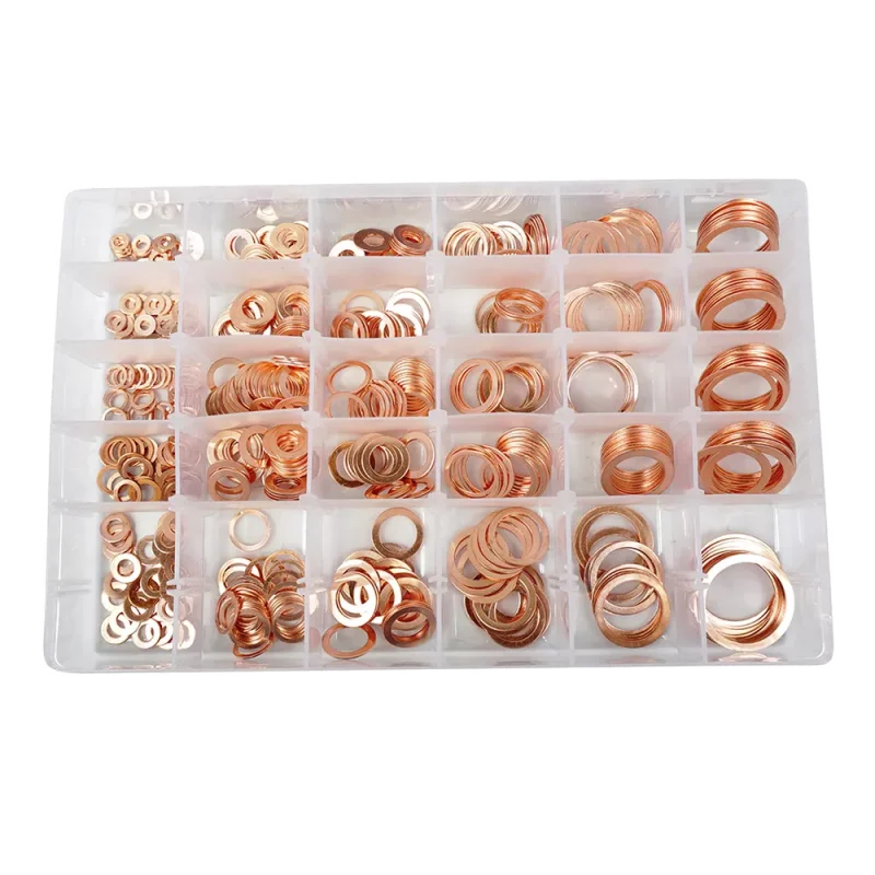 Podkładki miedziane 580 szt zestaw Silver (1szt - 0,0018)