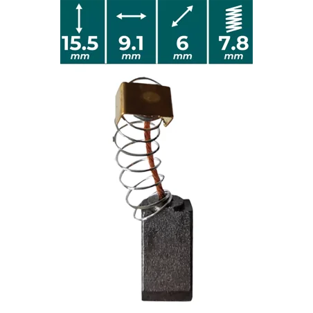 SZCZOTKI WĘGLOWE do VNZ702  VANDER
