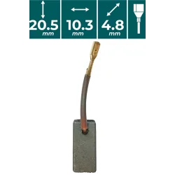 SZCZOTKI WĘGLOWE do VWU749 VANDER