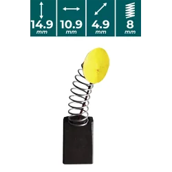 SZCZOTKI WĘGLOWE do VCP707 Vander