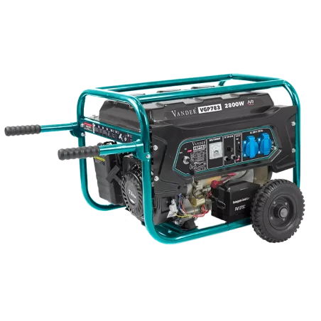 Agregat prądotwórczy spalinowy  VGP783 2800W  2x230V/1x12V benzyna 4-suw OHV 96dB 47kg  VANDER