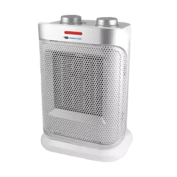 Termowentylator ceramiczny z oscylacją 1500W biało-srebrny DESCON