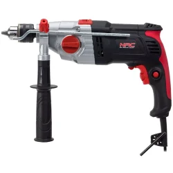 WIERTARKA UDAROWA dwubiegowa, 1050W obr: 1bieg-0-1100 min, 2bieg-0-2800 min, walizka NAC