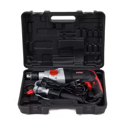 WIERTARKA UDAROWA dwubiegowa, 1050W obr: 1bieg-0-1100 min, 2bieg-0-2800 min, walizka NAC