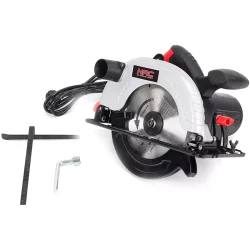 PILARKA TARCZOWA 1200W, tarcza 185mm, prowadnica do cięcia równoległego, adapter do odsysania pyłów NAC