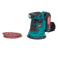 Szlifierka mimośrodowa akumulatorowa 20V, 125mm, OS-125-LI-20V NAC