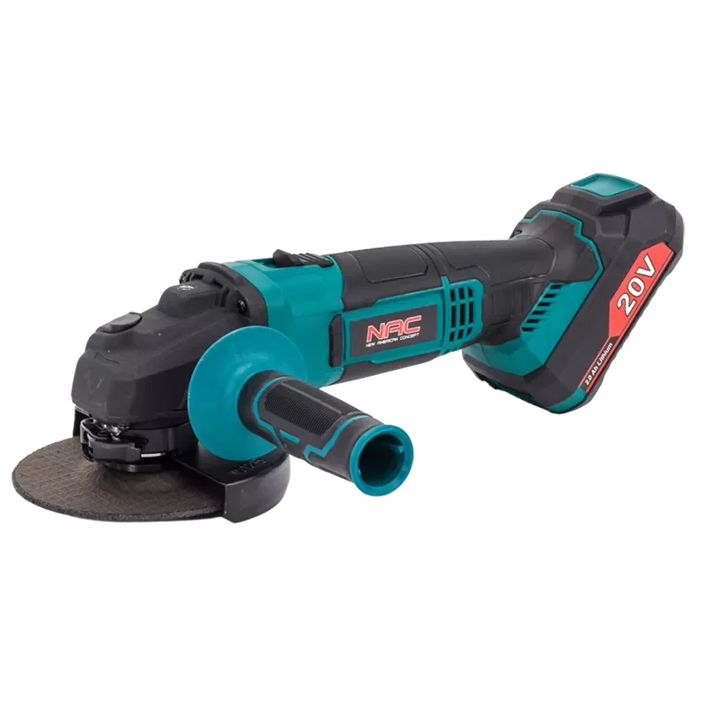 Akumulatorowa szlifierka kątowa 125mm AGE-125-LI-20V NAC