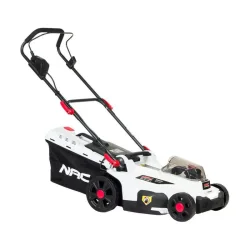 KOSIARKA 36V dwa sloty x18V (zestaw) , silnik bezszczotkowy, szer. 37 cm ,plastic, kosz 35l, zawiera:2x aku 18V, (3Ah) 4Ah i pod