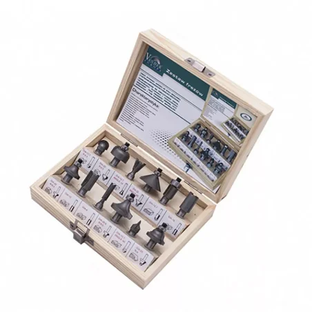 Zestaw frezów frezy 12 elementów VZF713 Vander