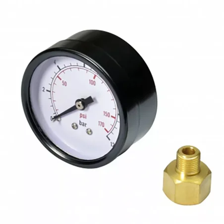 Manometr 10bar 1/4"M +1/8"M 50mm 152163XSTN STANLEY