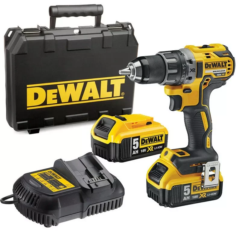 Wiertarko-wkrętarka 18V XR 2x5Ah z silnikiem bezszczotkowym TSTAK DCD791P2 DeWALT