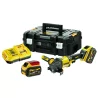 Szlifierka kątowa 54V XR 2x6Ah 125mm z silnikiem bezszczotkowym TSTAK Box II DCG418T2 DeWALT