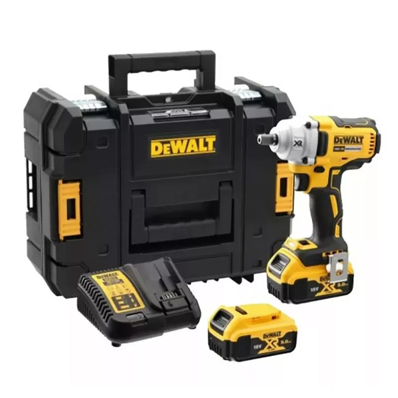 Klucz udarowy/zakrętarka udarowa 1/2" kwadrat z kulką 200/447Nm 18V XR 2x5Ah TSTAK DCF894P2 DeWALT