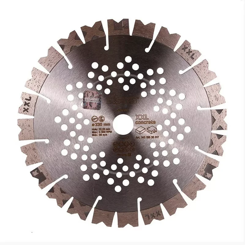 Tarcza diamentowa segmentowa 230mm XXL ,beton, beton zbrojony DISTAR  wysoka prędkość cięcia, wysoka żywotność