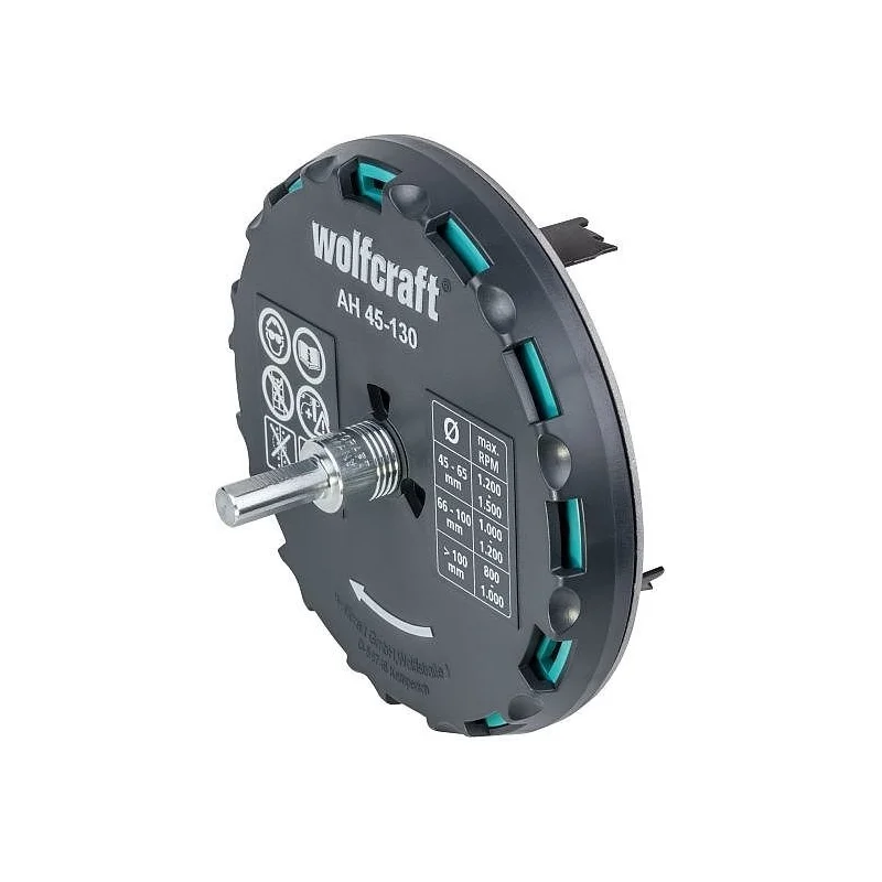 Otwornica regulowana Wolfcraft 45 - 130 mm WF5978000 WORCRAFT