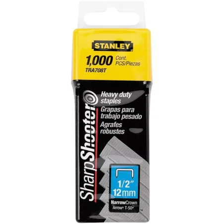 Zszywka G 12mm/1/2" HD 1,000szt  Typ G 4/11/140 STANLEY