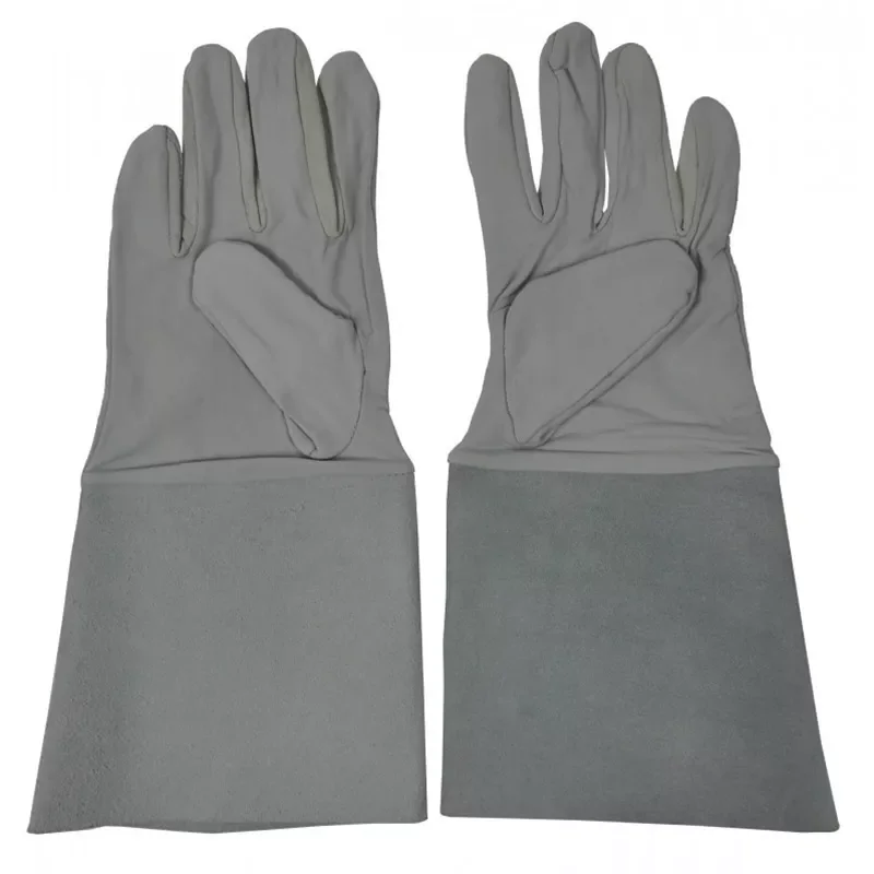 Rękawice licowe miękkie TIG DŁUGIE JASNE