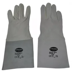 Rękawice licowe miękkie TIG DŁUGIE JASNE