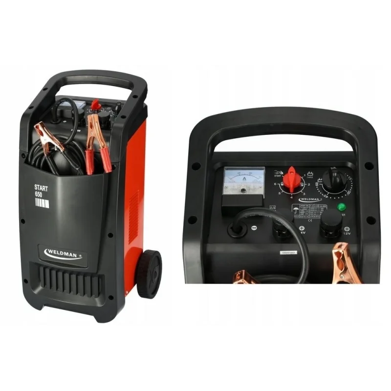 Prostownik z rozruchem START 650 600A Weldman