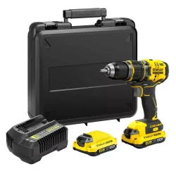 Wiertarko-wkrętarka bezszczotkowa linia V20 napięcie 18V, 2 aku. 2,0Ah, kufer STANLEY® FATMAX®