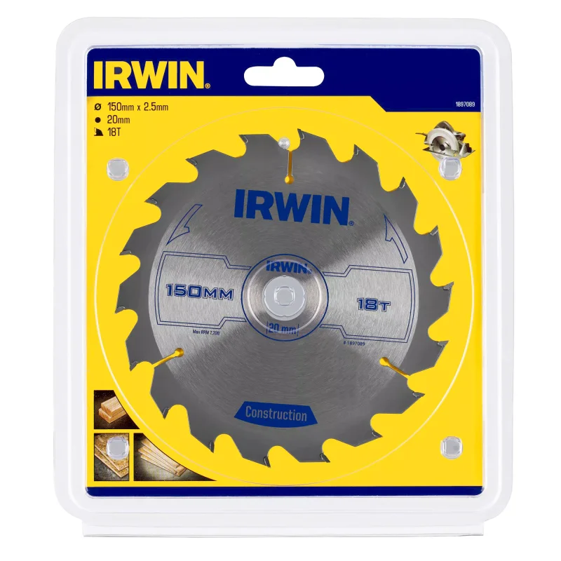 Piła tarczowa do drewna OPP IR 150mm/18T IRWIN