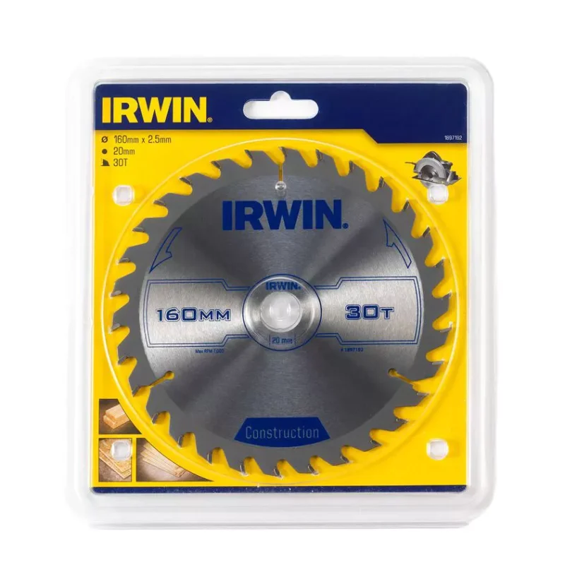 Piła tarczowa do drewna OPP IR 160mm/30T IRWIN