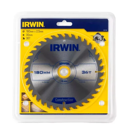 Piła tarczowa do drewna OPP IR 180mm/36T IRWIN