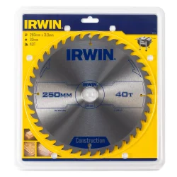 Piła tarczowa do drewna OPP IR 250mm/40T IRWIN