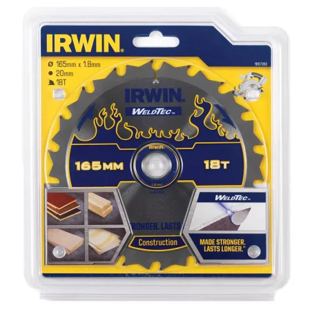Piła tarczowa WELDTEC do pilarek ręcznych 165mm/18T C IRWIN