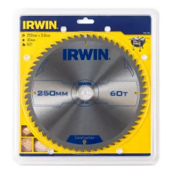 Piła tarczowa do drewna WOOD OPP IR 250mm/60Tx30mm IRWIN