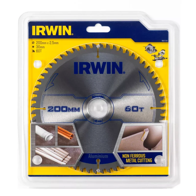 Piła tarczowa do aluminium ALU 200mm/60Tx30mm IRWIN