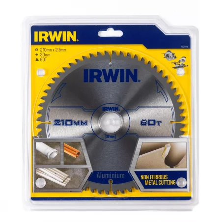 Piła tarczowa do aluminium ALU 210mm/60Tx30mm IRWIN