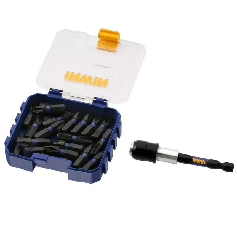 Zestaw 20 bitów udarowych PH2 25mm i uchwyt szybkozłączny w kasecie modułowej Small Bulk Storage IRWIN