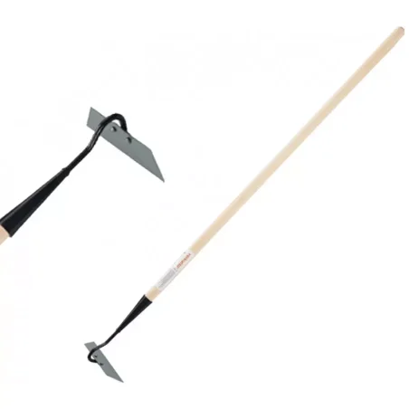 Haczka jednoramienna 120mm z drewnianym trzonkiem prostym VR-7460 VERKATTO