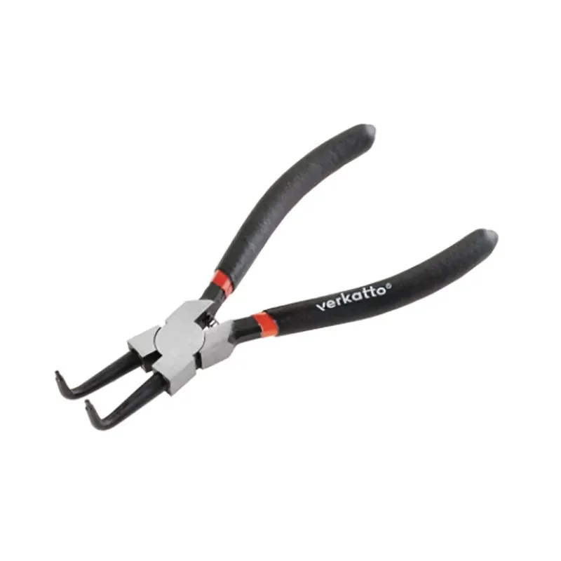 Szczypce do pierścieni osadczych, wewnętrzne wygięte 180mm