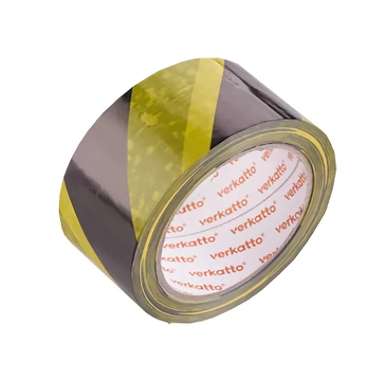 Taśma ostrzegawcza żółto-czarna 50mm x 33m Verkatto