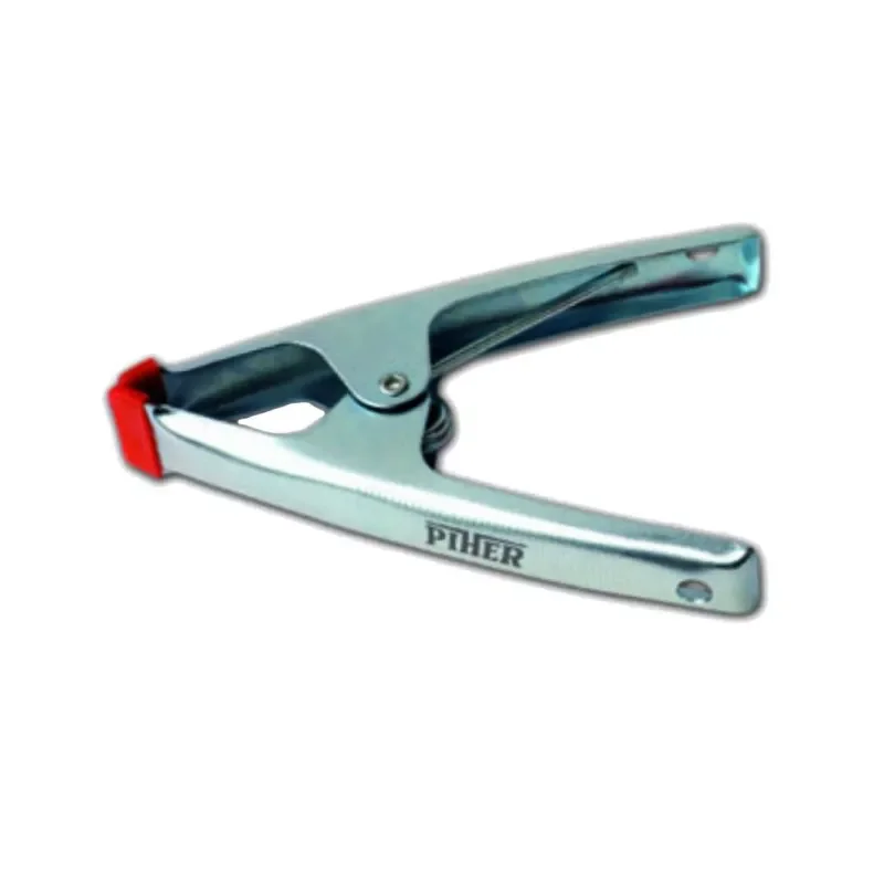 Ścisk sprężynowy metalowy 2,5x3cm dł. zacisku 11 cm PIHER PINZA