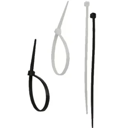 Nylonowe opaski zaciskowe białe 9 x 610mm /25szt/ 11b90611Dedra