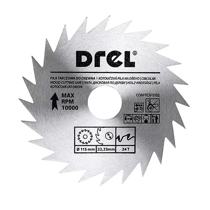 Piła tarczowa CV do drewna 115 mm x 24 T CON-TCV-1102 Condor